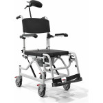 Vita Orthopaedics Καρέκλα Αλουμινίου Τροχήλατη Αναπηρικό Αμαξίδιο Μπάνιου με Απλή Πλάτη Αδιάβροχη Με Wc 46cm 09-2-013